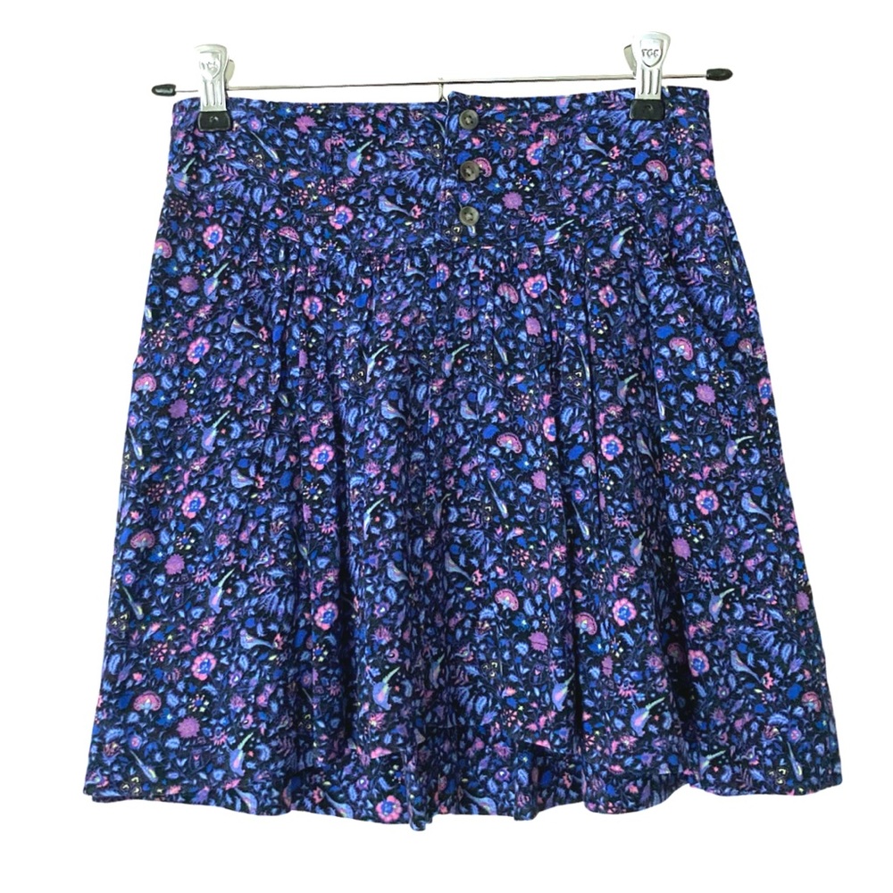 AEO Floral paisley Skirt with buttons and pockets